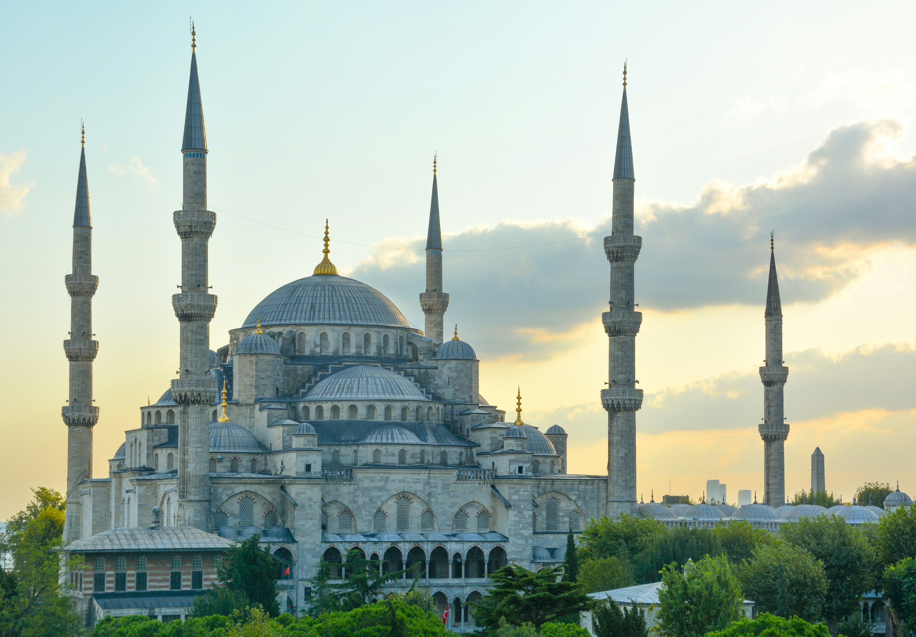 The Blue Mosque in Istanbul in evening light